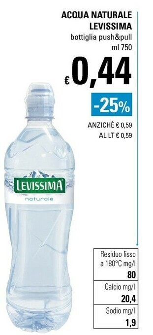 Basko Levissima Acqua offerta