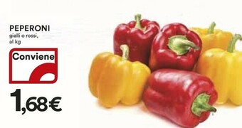 Coop Peperoni Gialli O Rossi offerta