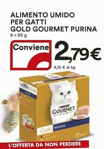 Coop Purina Alimento Umido Per Gatti Gold Gourmet offerta
