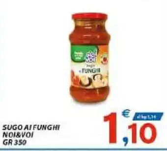 Vivo Supermercati Noi&Voi Sugo Al Funghi 350 gr offerta