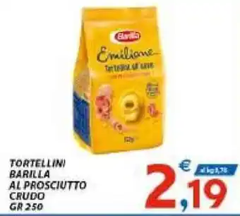 Vivo Supermercati Barilla Tortellini Al Prosciutto Crudo 250 gr offerta