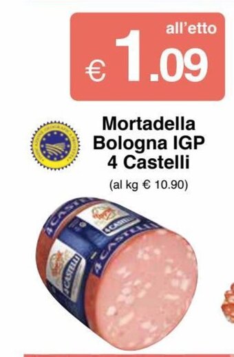 Mortadella Bologna IGP 4 Castelli