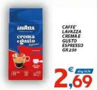 Vivo Supermercati Lavazza Caffe Crema e Gusto Espresso 250 gr offerta