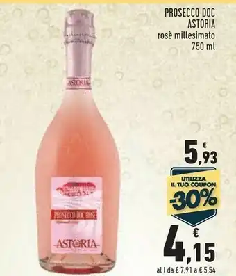Conad City Astoria Prosecco DOC Rose Millesimato offerta