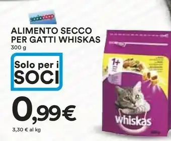 Coop Whiskas Alimento Secco Per Gatti offerta