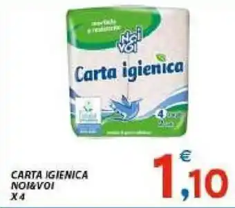 Vivo Supermercati Noi&Voi Carta Igienica x 4 offerta