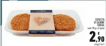 Conad City Fiorital Cotoletta Di Salmone offerta