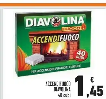 Conad Diavolina Accendifuoco 40 Cubi offerta