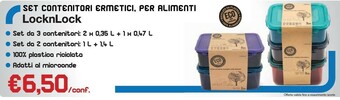 Conad Locknlock Set Contenitori Ermetici Per Alimenti offerta