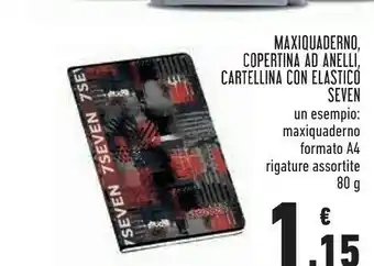 Conad Seven Maxiquaderno Formato A4 offerta