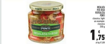 Conad Ponti Insalata Per Riso Light Peperlizia 350 G(ml) offerta