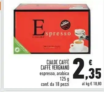 Conad Caffe Vergnano Cialde Caffe offerta