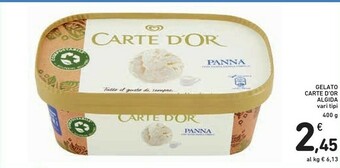 Conad Algida Carte D'Or Panna 400 G(ml) offerta