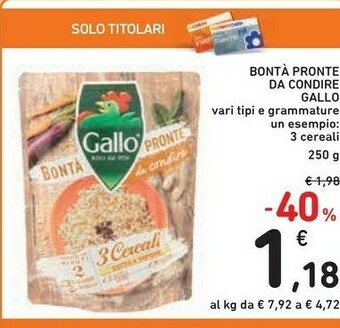 Conad Gallo Bonta Pronte Da Condire offerta