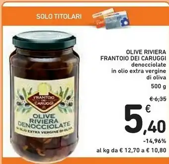 Conad Frantoio dei caruggi Olio Extra Vergine Di Oliva 500 G(ml) offerta