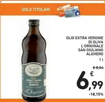 Conad San Giuliano Alghero Olio Extra Vergine Di Oliva offerta