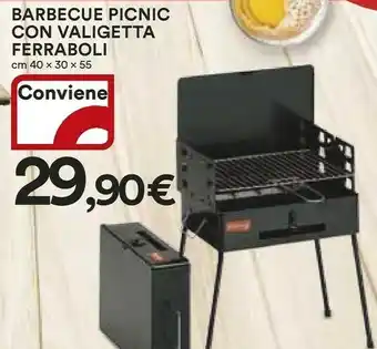 Ipercoop Ferraboli Barbecue a carbonella offerta