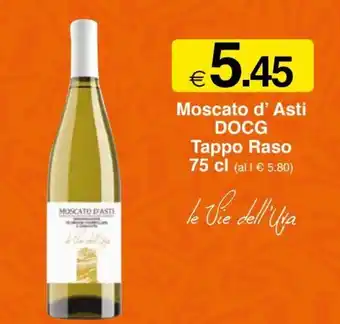 Moscato d'Asti DOCG Tappo Raso 75 cl