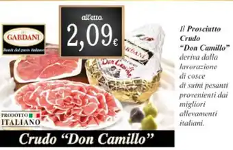 Doro Supermercati il Prosciutto Crudo''Don Camillo'' offerta