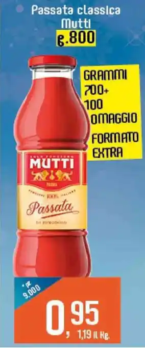 Famila Market Mutti Passata Classica 800 g offerta
