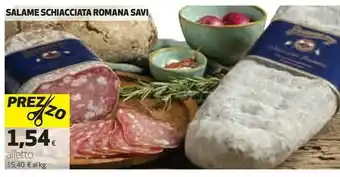 Coop Salame Schiacciata Romana Savi offerta