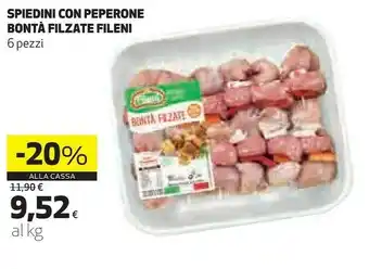 Coop Fileni Spiedini offerta