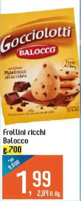 Famila Market Balocco Frollini ricchi 700 g. offerta