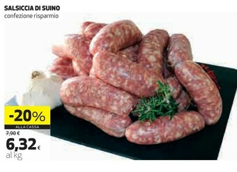 Coop Salsicce offerta
