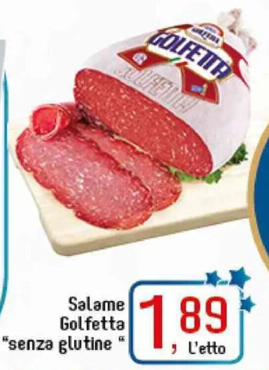 Golfetta Salame ''senza glutine'' offerta di Famila Market