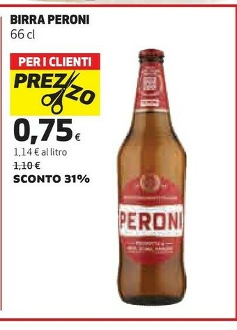 Coop Peroni Birra offerta