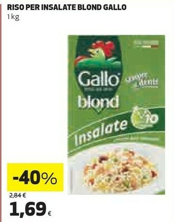 Coop Gallo Riso Blond Insalate Sempre Al Dente 1000 G(ml) offerta