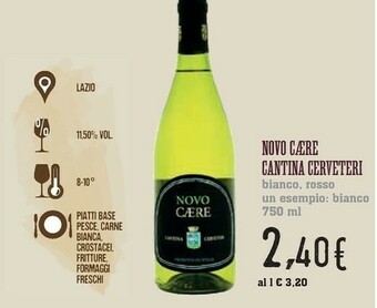 Cantina Cerveteri Novo Caere