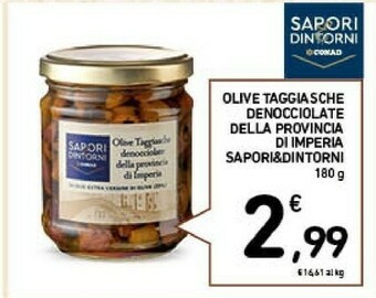 Conad Conad Olive Taggiasche Denocciolate Della Provincia Di Imperia offerta