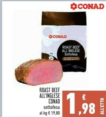 Conad Conad Roast Beef All'Inglese offerta