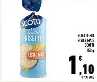 Conad Scotti Riso Scotti - Risette Riso E Mais Biologiche offerta