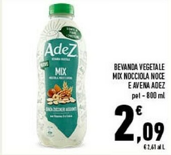 Conad Adez Mix Nocciola, Noce E Avena 800 G(ml) offerta