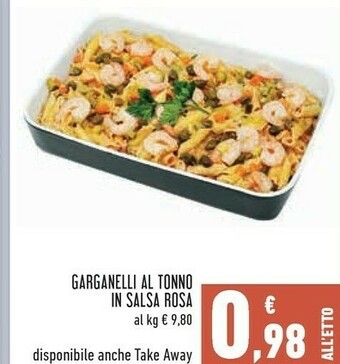 Conad Garganelli Al Tonno In Salsa Rosa offerta