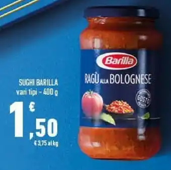 Conad Barilla Ragù Alla Bolognese offerta
