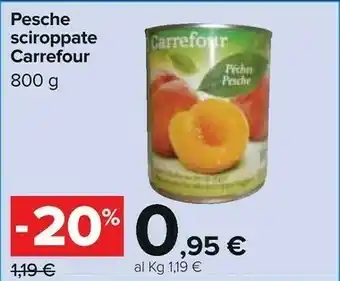 Carrefour Carrefour Pesche Sciroppate offerta
