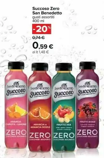 Carrefour San Benedetto Succoso Zero offerta