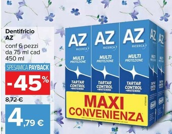 Carrefour Az Dentifricio offerta