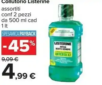 Carrefour Listerine LISTERINE 3994030 Collutorio offerta