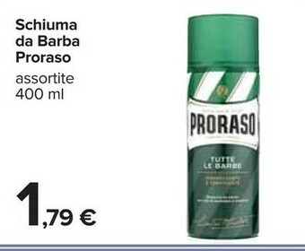 Carrefour Proraso Schiuma Da Barba offerta