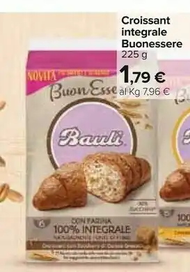 Carrefour Bauli Croissant Integrale Buonessere offerta