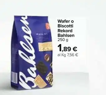 Carrefour Bahlsen Wafer offerta