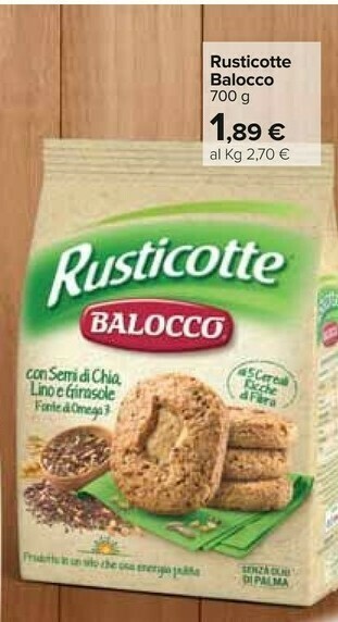 Carrefour Balocco Rusticotte offerta