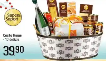 Saper di Sapori Cesto Home 10 delizie