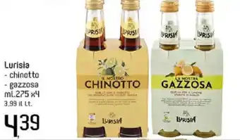 Lurisia Chinotto/Gazzosa ml.275 x 4