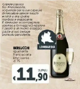 Deco Supermercati Berlucchi Spumante Franciacorta Brut Cuvee offerta