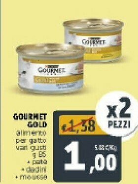 Deco Supermercati Purina Gourmet Gold Alimento Per Gatto Mousse offerta